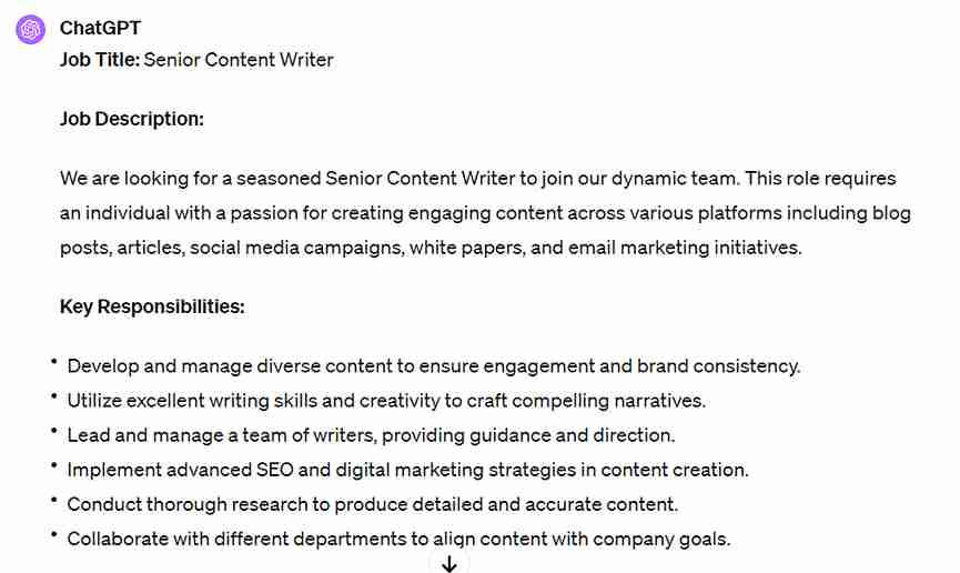 Senior content writer