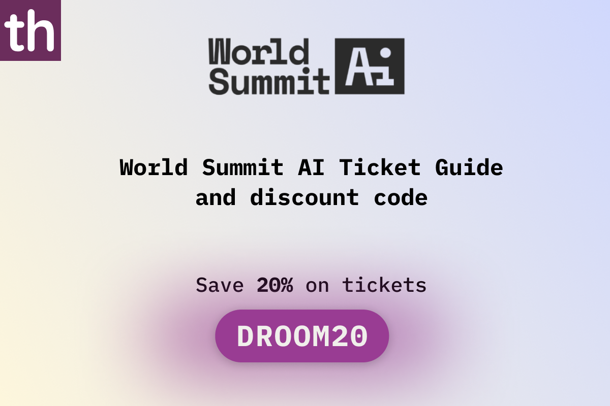 World Summit AI Ticket Guide and discount code